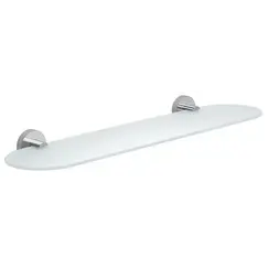 Gedy G-Eros  стеклянная полка (нагрузка до 7 кг)   хром