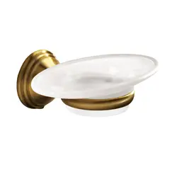 Gedy G-Romance  настенная стеклянная мыльница   бронза