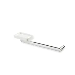 Stil Haus Living  полотенцедержатель + керамическая мыльница   хром - белая керамика