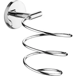 Gedy  держатель для фена с круглым держателем   хром