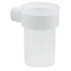 Gedy G-Pirenei  настенный стеклянный стакан   белый матовый