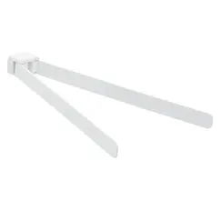 Gedy G-Pirenei  полотенцедержатель двойной поворотный   белый матовый