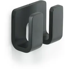 Gedy Outline  крючок двойной   черный матовый