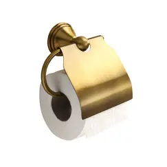 Gedy G-Romance  бумагодержатель с крышкой   бронза