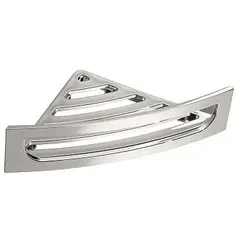 Gedy  полка угловая с высоким ограничителем из ABS   хром