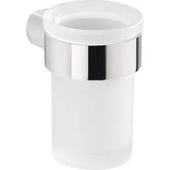 Gedy G-Pirenei  настенный стеклянный стакан   хром