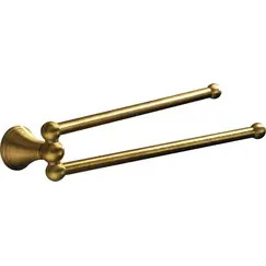 Gedy G-Romance  полотенцедержатель двойной поворотный   бронза