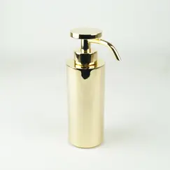 Surya Metall  круглый металлический дозатор с помпой V6   золото