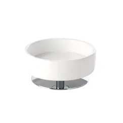 Stil Haus Opera  настольная керамическая мыльница   хром