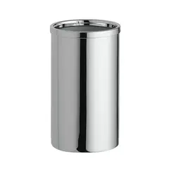 Surya Metall  круглый металлический стакан для ватных палочек 5хh8 5 см   золото