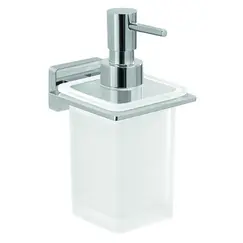 Gedy G-Atena  настенный стеклянный дозатор   хром