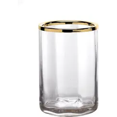 Surya Crystal  стакан   золото - стекло с эффектом волны