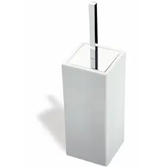 Stil Haus Urania  напольный керамический ёрш   чёрный матовый - белая керамика