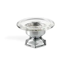 Stil Haus Marte  настольная стеклянная мыльница   хром