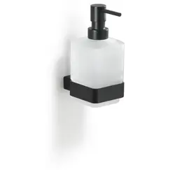 Gedy G-Lounge  настенный стеклянный дозатор черный матовый