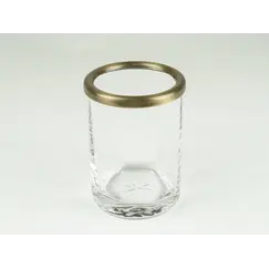 Surya Crystal  стакан   светлая бронза - стекло с эффектом волны