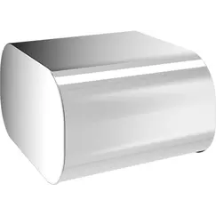 Gedy Outline  бумагодержатель с крышкой   хром