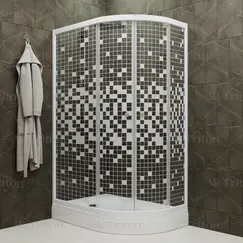 Душевое ограждение  Triton КОРАЛЛ  R/L 120х80 ( А- низкий поддон)