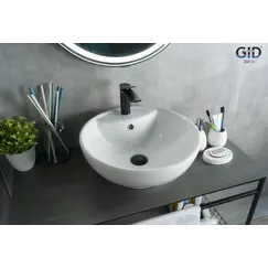 Накладная белая раковина для ванной Gid N9001