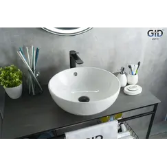 Накладная белая раковина для ванной Gid N9003a