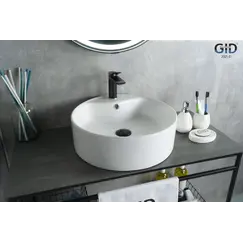 Накладная белая раковина для ванной Gid N9008b