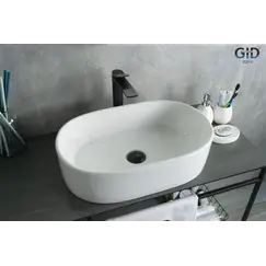 Накладная белая раковина для ванной Gid N9025
