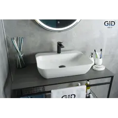 Накладная белая раковина для ванной Gid N9047