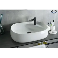 Накладная белая раковина для ванной Gid N9048