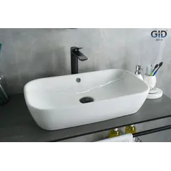 Накладная белая раковина для ванной Gid N9217