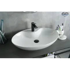 Накладная белая раковина для ванной Gid N9438