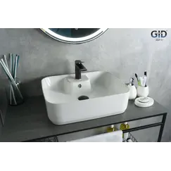 Накладная белая раковина для ванной Gid N9445