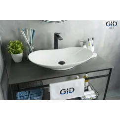 Накладная овальная раковина для ванной Gid N9811
