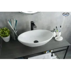 Накладная белая раковина для ванной Gid Wm9021