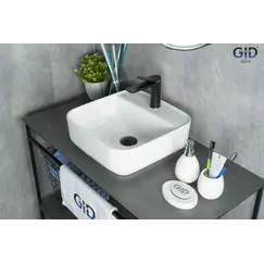 Накладная белая раковина для ванной Gid N9044