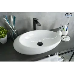 Накладная белая раковина для ванной Gid N9050