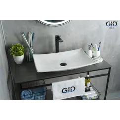 Накладная белая раковина для ванной Gid N9177
