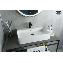 Накладная белая раковина для ванной Gid N9256