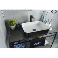 Накладная цветная раковина для ванной Gid Nc366