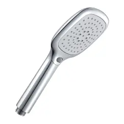 Лейка душевая Lemark  квадратная 3-функциональная 110х253мм хром