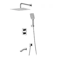 Смеситель Lemark Yeti LM7842C термостатический для ванны и душа, встраиваемый