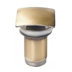 Донный клапан для раковины CeramaLux RD009 бронза с переливом