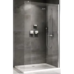 Душевая перегородка ABBER Immer Offen, хром профиль