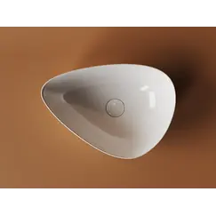 Умывальник чаша накладная прямоугольная со сливом переливом Element 600*380*140мм CN5026