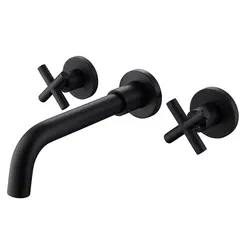 Смеситель ABBER Wasser Kreis AF81121B для раковины, черный матовый