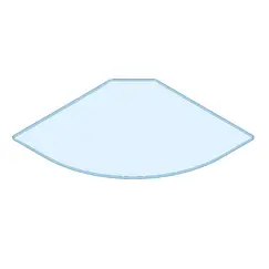 Timo крыша плексиглас ILMA четверть круга