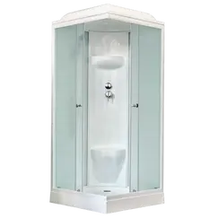 Душевая кабина Royal Bath  RB80HP, рифленое/белый