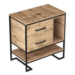 Тумба 1Marka Grunge Loft 80Н 2я/2п, дуб вотан