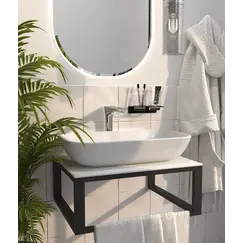 Столешница из керамогранита 1Marka LOFT  60, светло-серый МА01 Nat