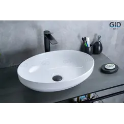 Накладная раковина для ванной Gid D1469 белая
