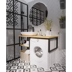 Столешница под стиральную машину 1Marka Grunge Loft 120 дуб вотан